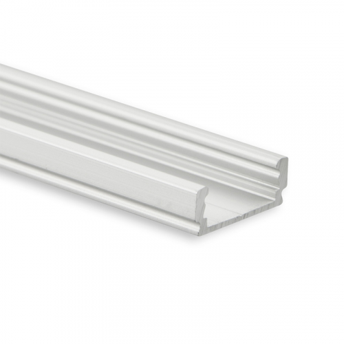 PL1 LED Profile 200cm, flat, LED strips max. 12mm